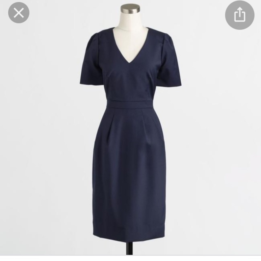 J crew memo dress 12T